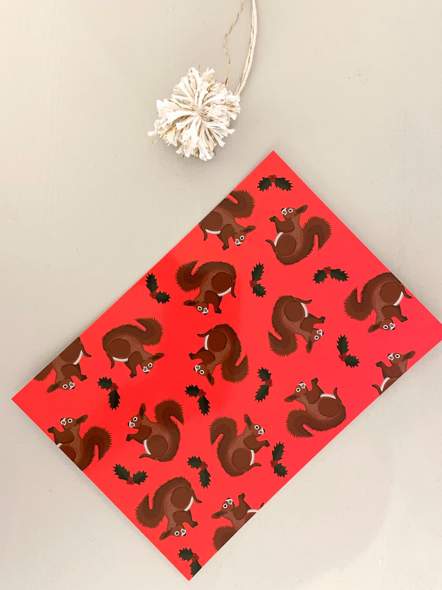 Carte postale écureuil